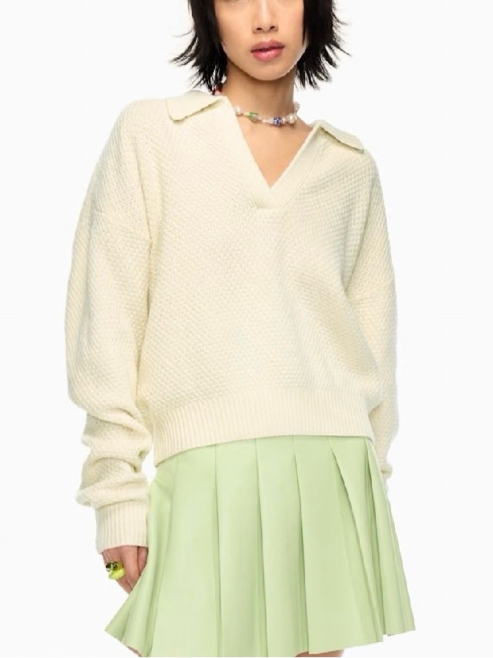 Sunday Best Aritzia Lottie Sweater Ivory